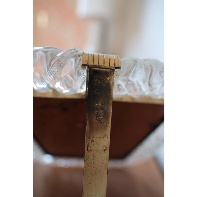 Table Mirror in Brass & Murano Glass by Barovier & Toso, Italy, 1940s For Sale - Image 4 of 10