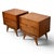 1960s Tobago Vintage Mid Century Modern Pair of Nightstands C. 1960s, Attributed For Sale - Image 5 of 12