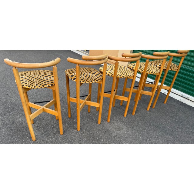 Gangsø Møbler Mid 20th Century Danish Teak Gangso Mobler Bar Stools For Sale - Image 4 of 12