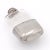Circa 1940 Silverplate Crystal Flask For Sale - Image 4 of 8