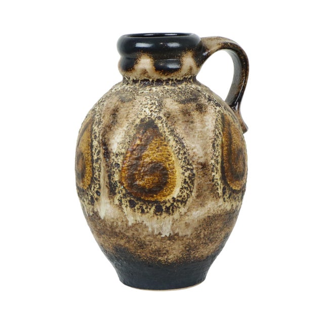 Vintage West German Fat Lava Drip-Glaze Pottery Vase from Dümler & Breiden, 1960s For Sale - Image 6 of 9