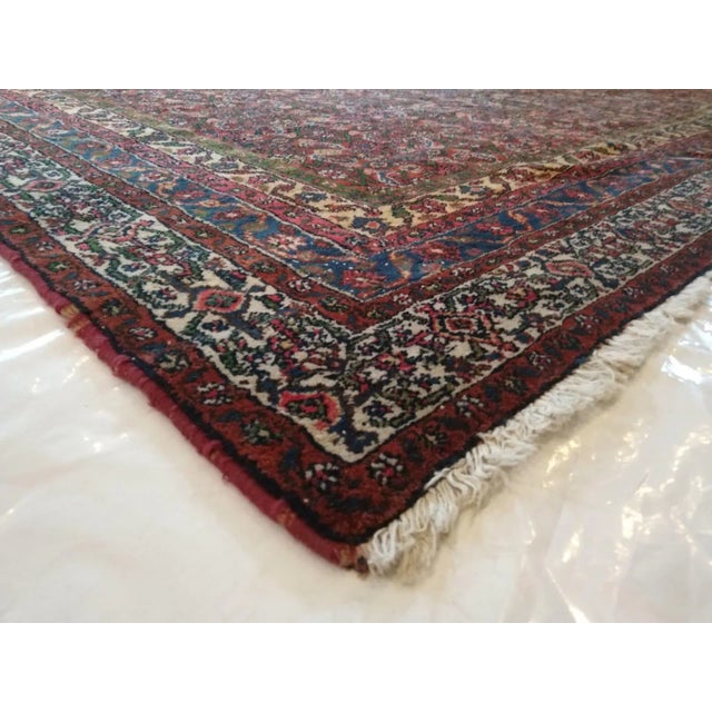 1920's Antique Persian Hamadan Palace Rug, 11' X 19'8" For Sale - Image 10 of 11