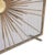 Hollywood Regency Aged Silver Sunburst Fireplace Screen For Sale - Image 3 of 12