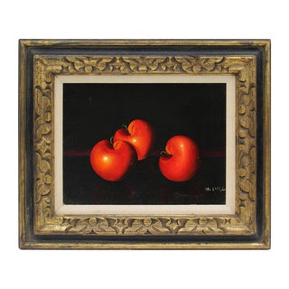 Still Life of Apples- Oil on Canvas