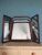 Wood Vintage Triptych Mirror with Adjustable Centre Mirror For Sale - Image 7 of 12