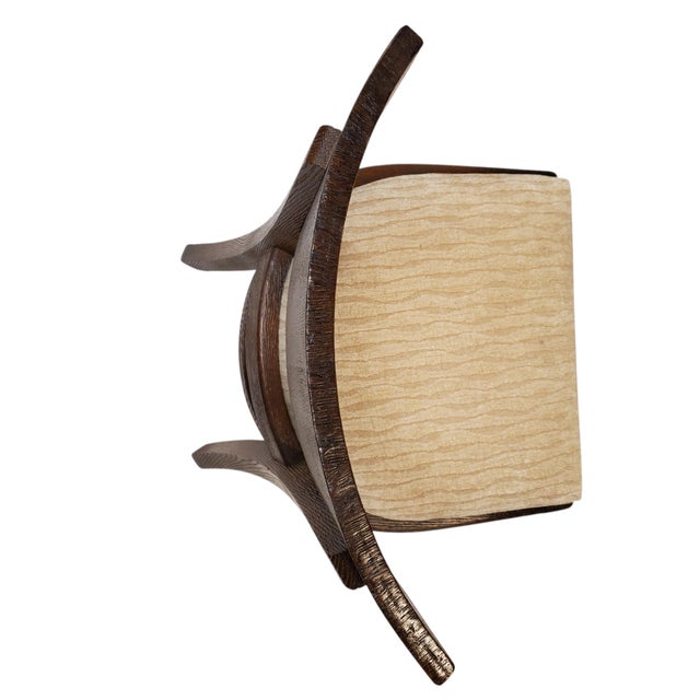 Early 20th Century Set of Four Belgian Constructivist Dining/Side Chairs Attributed to De Coene Frères "Teniers No. 904 For Sale - Image 9 of 18