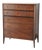 Broyhill Saga Mid-Century Walnut Highboy Dresser For Sale