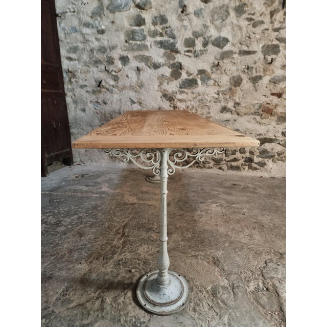 Antique French Bistro Table Dining Table, 1900s For Sale - Image 15 of 17