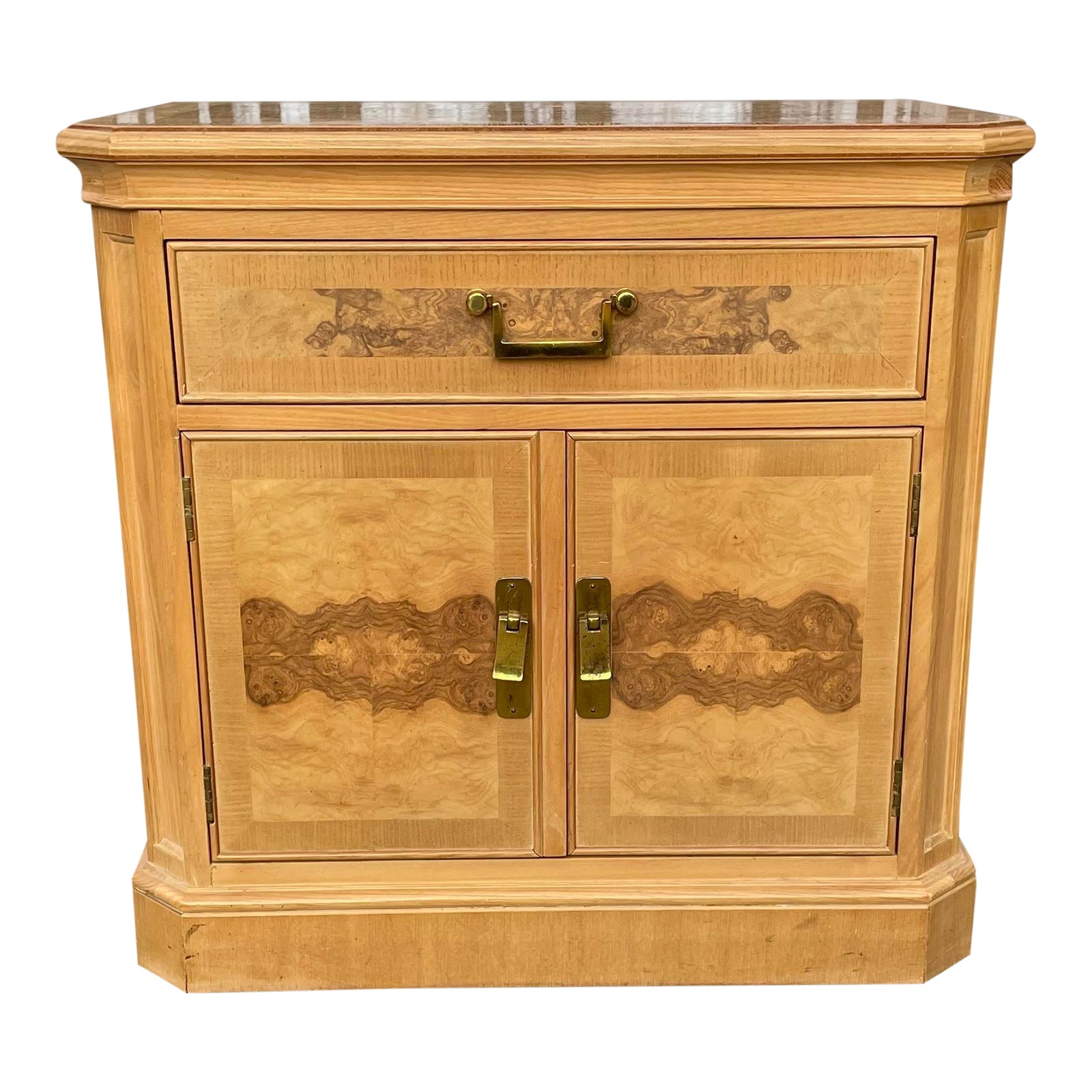 Late 20th Century Vintage Drexel Heritage Corinthian Night Stand Chairish