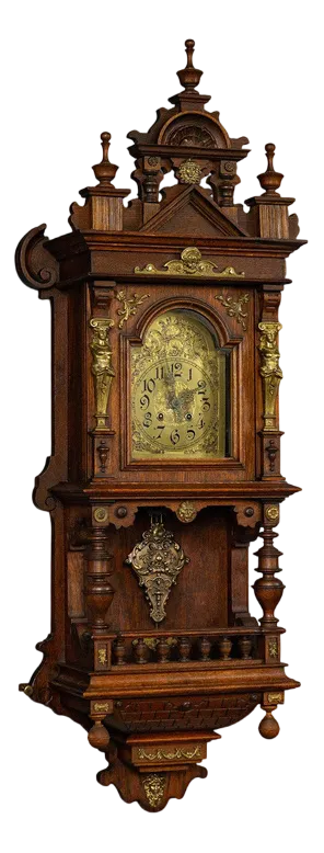 Wall Clock by Gustav Becker