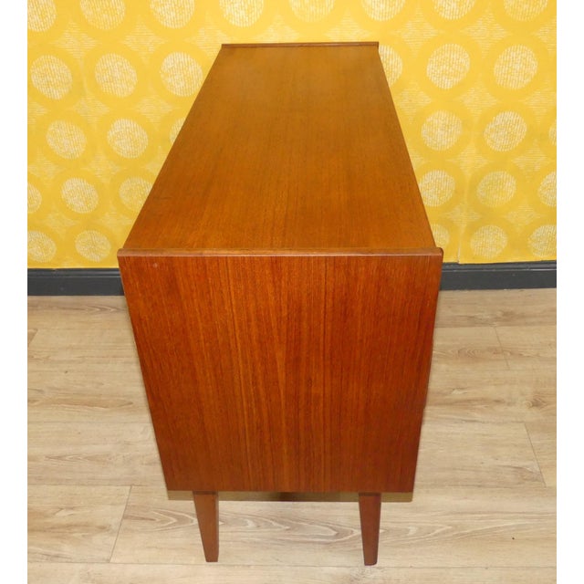 Wood Teak Mini Sideboard from Bartels Werke GmbH, 1960s For Sale - Image 7 of 16