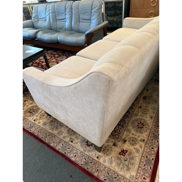Macy's Macy's Chloe II Slope Arm Sofa For Sale - Image 4 of 12