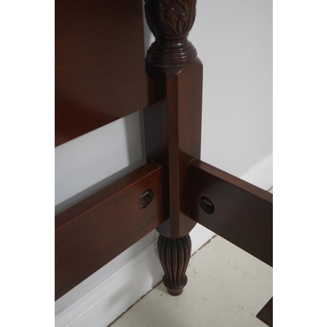 Councill Craftsmen King Size Mahogany Poster Bed For Sale - Image 14 of 16