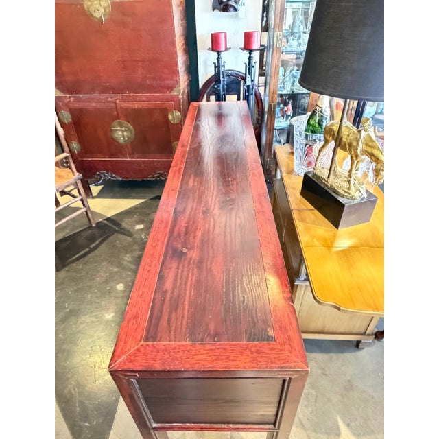 Asian 1990s Elegant 5-Drawer Console Table For Sale - Image 3 of 4