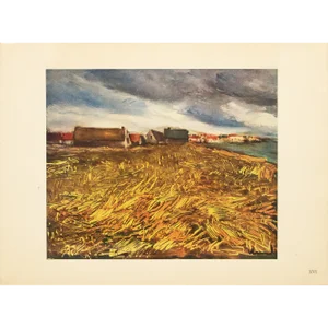 1947 After Maurice Vlaminck "Wheat Field", First Edition Period Parisian Offset Lithograph