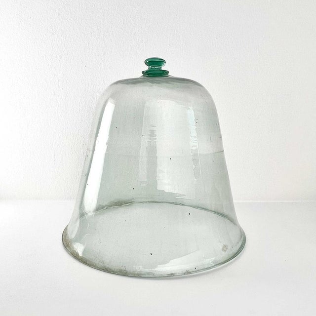 Antique French Glass Cloche For Sale - Image 3 of 5
