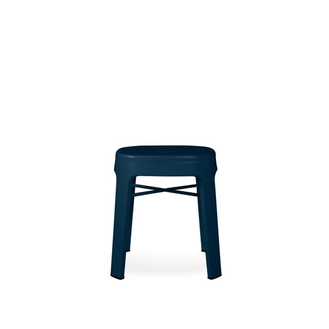 Contemporary RS Barcelona Ombra Indoor/Outdoor Low Stool, Blue For Sale - Image 3 of 3