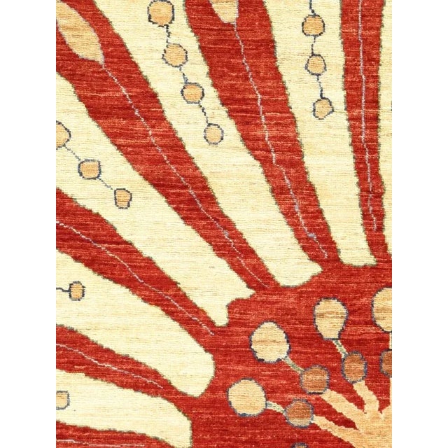 Traditional Pasargad Rust Fine Suzani Rug For Sale - Image 3 of 4