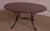 1980s 36" Round Faux Reptile Skin Top Iron Base Coffee Table For Sale - Image 5 of 13