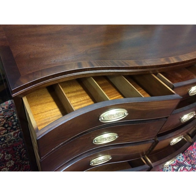 Item: Vintage Henredon Heritage Dresser in Mahogany. Age & Condition: Circa 1960. Refinished and restored. Some patina to...