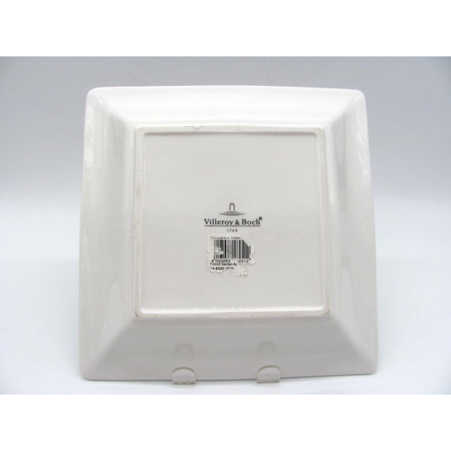 Villeroy & Boch Villeroy & Boch French Garden Fleurence Fruit Square Divided 4 Part Platter Dish For Sale - Image 4 of 5