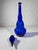 Blue Mid-Century Modern Decorative Cobalt Blue Glass Bottle, Empolio, 1950s For Sale - Image 8 of 11
