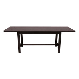 Modern Maxine Snider Black Dining Extension Table For Sale
