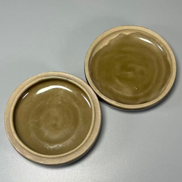 Chinese Longquan Celadon Powder Box for Cosmetic With Matching Lid For Sale - Image 3 of 6