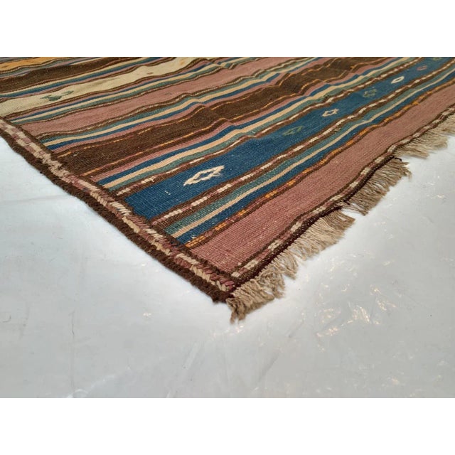 1920s Antique N.East Persian Kilim Rug For Sale - Image 4 of 5