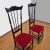 Wood Set of Vintage High Back Chiavari Chairs, Italy, 1950s For Sale - Image 7 of 10