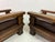 Pair of brutalist armchairs This is a striking pair of heavy oak Brutalist armchairs, showcasing bold craftsmanship and a...