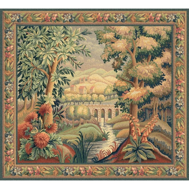This tapestry is inspired from a fine example of a classical Verdure (or Greenery) Tapestry, such as those woven in the...