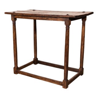 Antique Italian Colonette Side Table For Sale