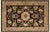 Blue Shabby Chic Medallion 1990's Pak-Persian Black/Beige Wool Rug - 4'2'' X 6'2'' For Sale - Image 8 of 9