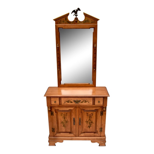 Tell City Young Republic Group Maple Hitchcock Style Console