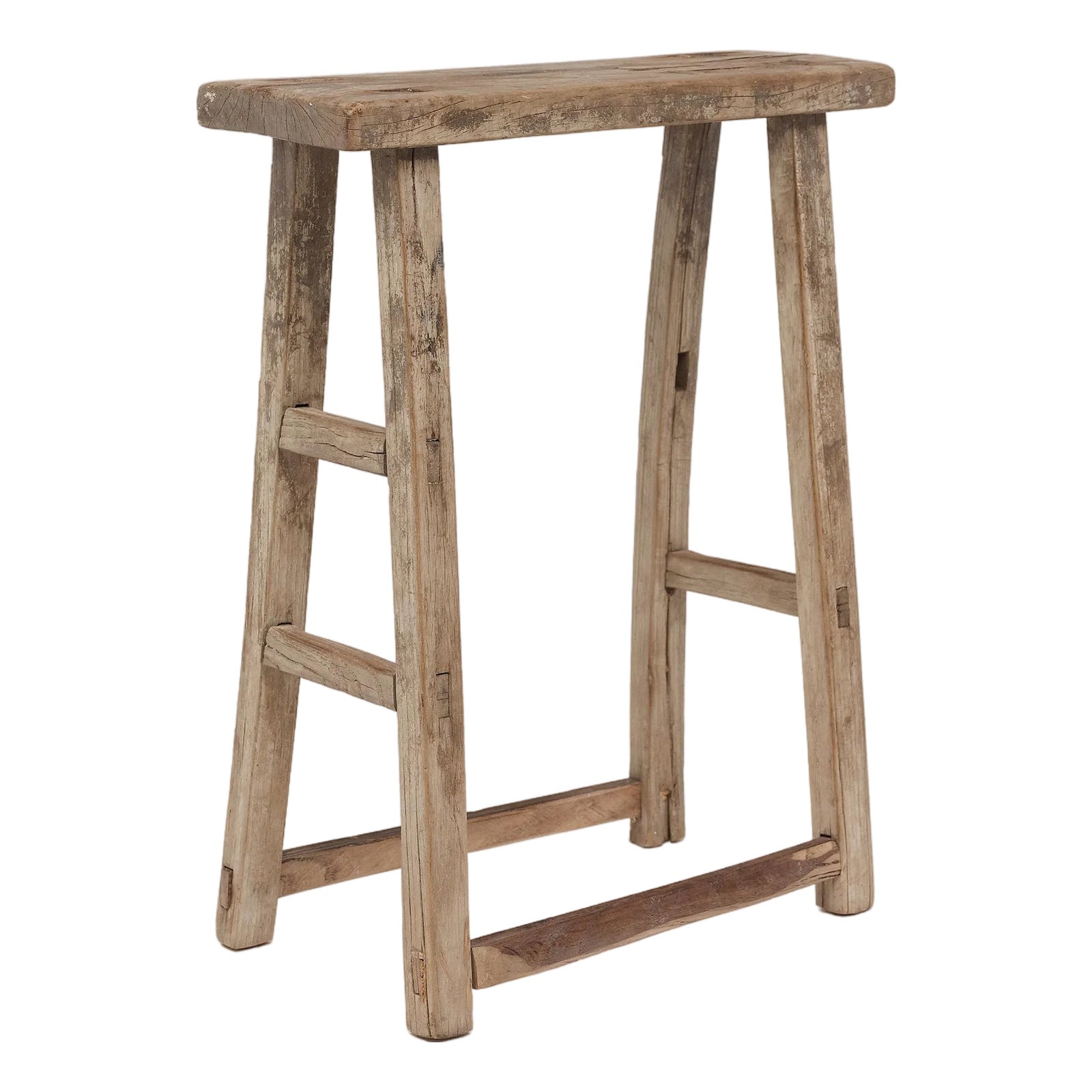 Chinese Narrow Courtyard Stool, C. 1900 | Chairish