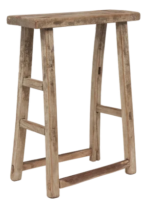 Chinese Narrow Courtyard Stool, C. 1900
