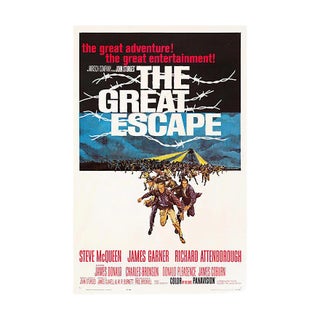 The Great Escape Original Vintage US One Sheet Movie Poster, 1963 For Sale