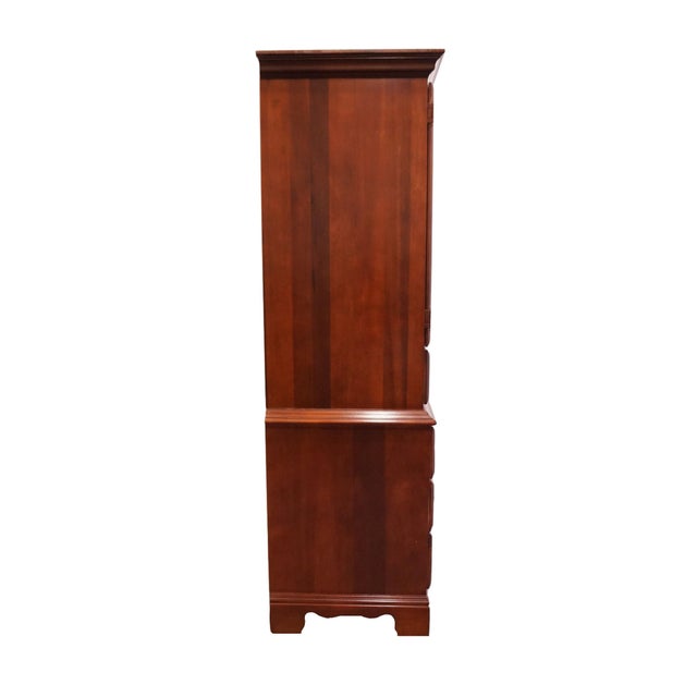 Kincaid Furniture Solid Cherry Traditional Style 39" Media / Clothing Armoire 21-165 For Sale - Image 12 of 14