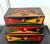 Set of Three Korean Stackable Sewing Box Covered in Hanji Paper For Sale - Image 12 of 18