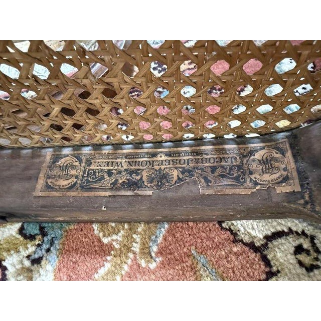 Cane Bench by John & Josef Kohn For Sale - Image 4 of 9