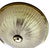 Vintage Dome Glass Flush Light, 1960s For Sale - Image 10 of 16