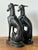 Vintage Boho Bronze Whippets - A Pair For Sale - Image 4 of 12