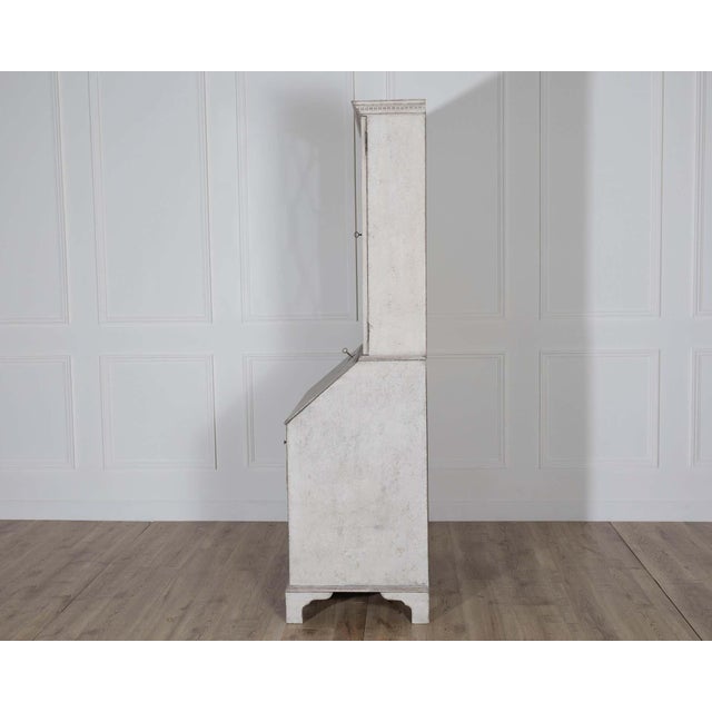 18th Century European Painted Bureau Bookcase with Glazed Doors, circa 1790 For Sale - Image 9 of 10
