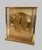 Mid-Century Modern Vintage 1970s Seth Thomas Brass Glass Carriage Mantle Desk Dedication Quartz Clock For Sale - Image 3 of 11