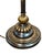Glass 1920s Cast Bronze Spanish Revival Floor Lamp With Original Crackle Glass #2613 For Sale - Image 7 of 8