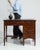 Wood Edwardian Desk With Leather Top For Sale - Image 7 of 10