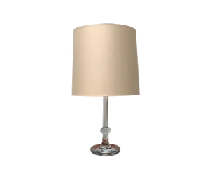 Vintage Danish Glass Palace Table Lamp by Michael Bang for Holmegaard