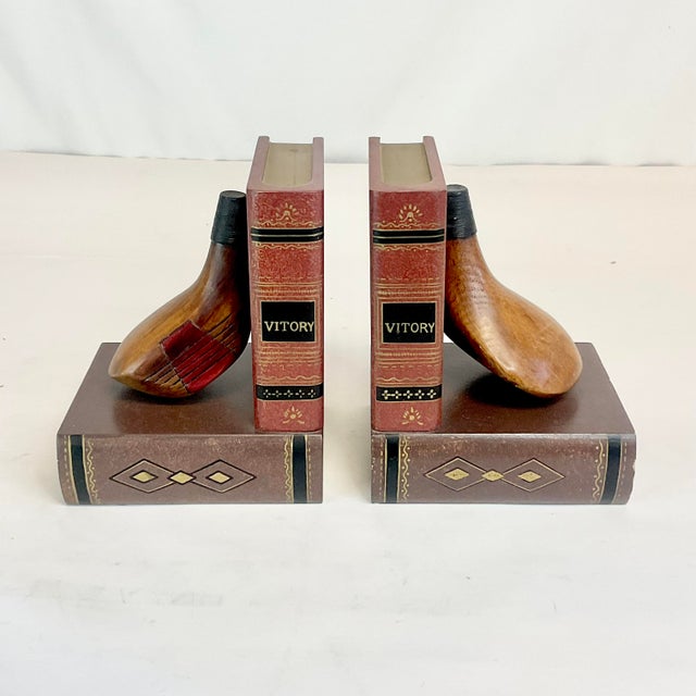 Vintage Americana Golf Club Bookends - A Pair For Sale - Image 4 of 9