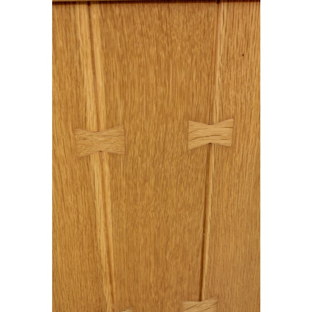 Brown Stickley Mission Oak Arts & Crafts Tv Armoire For Sale - Image 8 of 13